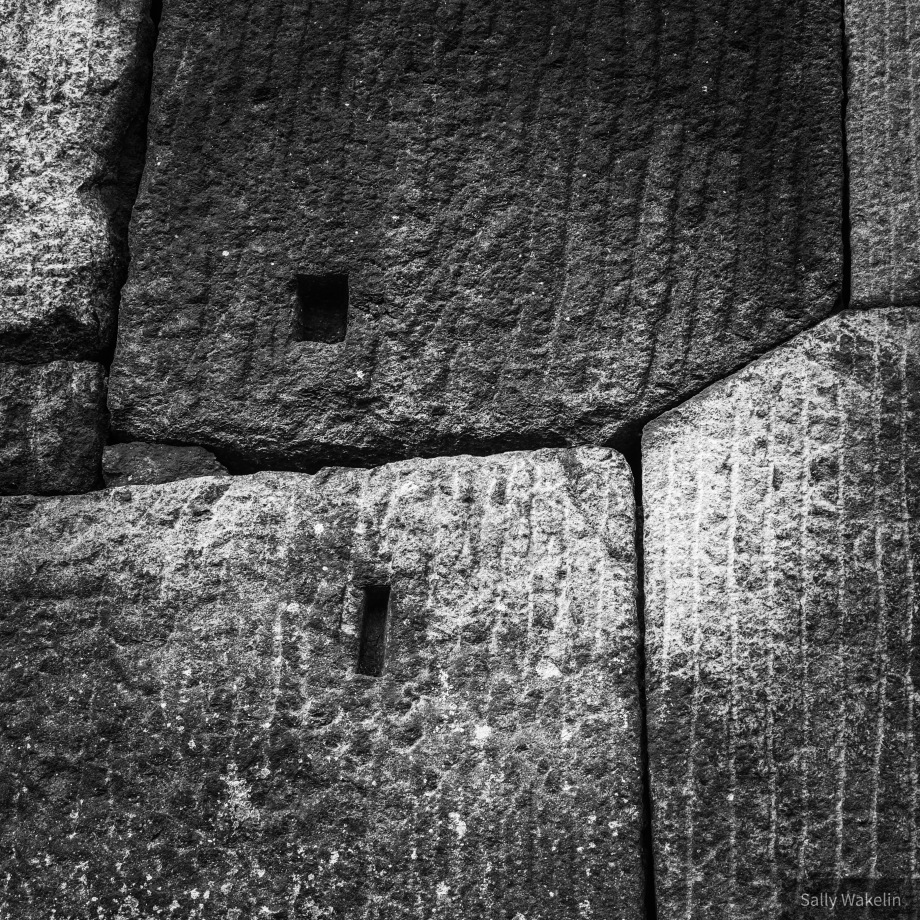 Granite blocks at the Imperial Palace